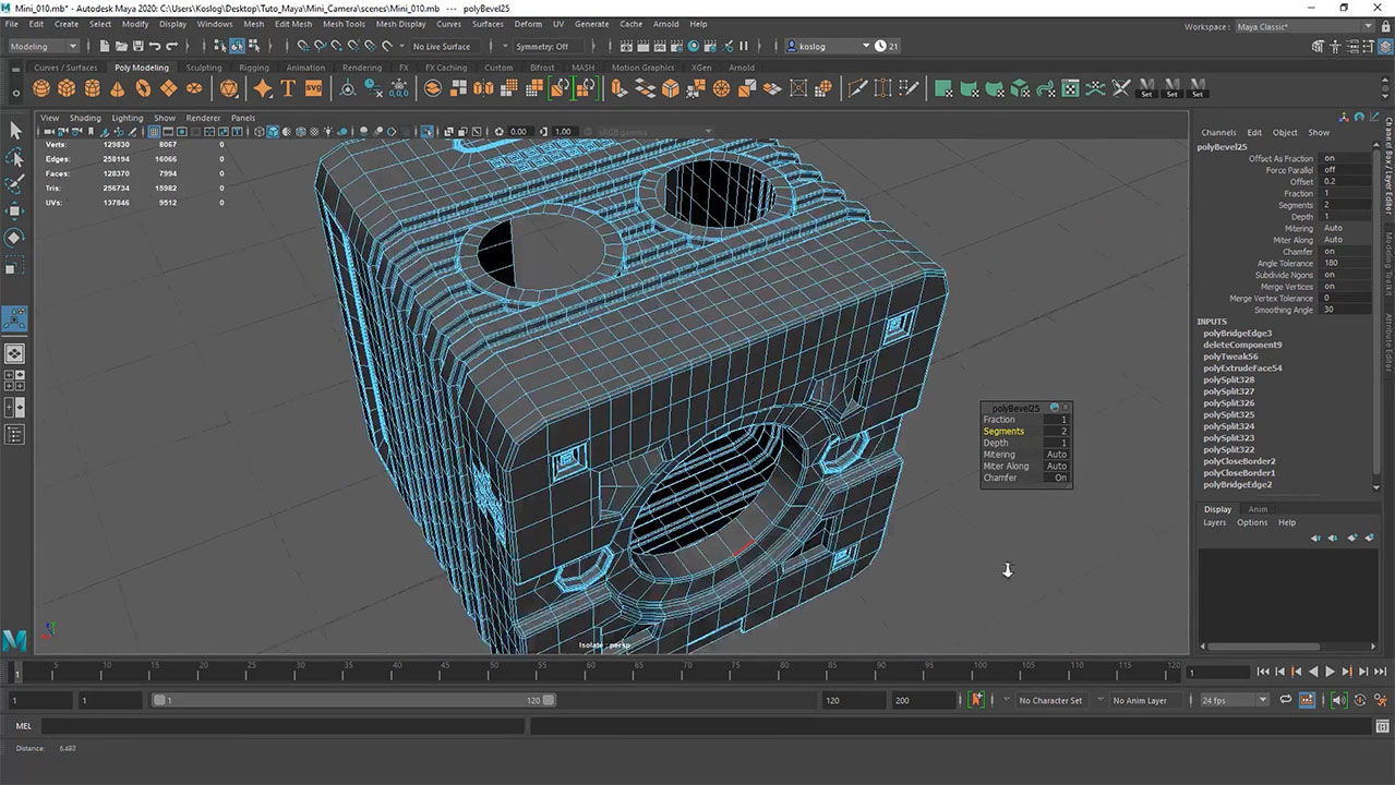 Modéliser des objets Hard Surface propres